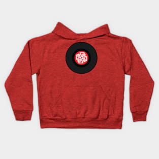 Manc AF record Kids Hoodie